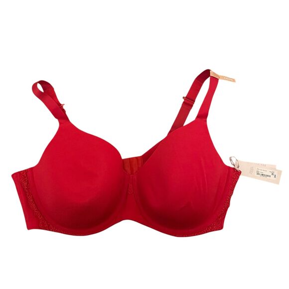 Ambrielle NWT Cherry Cordial Underwire 42DDD Underwire Bra - Picture 1 of 10